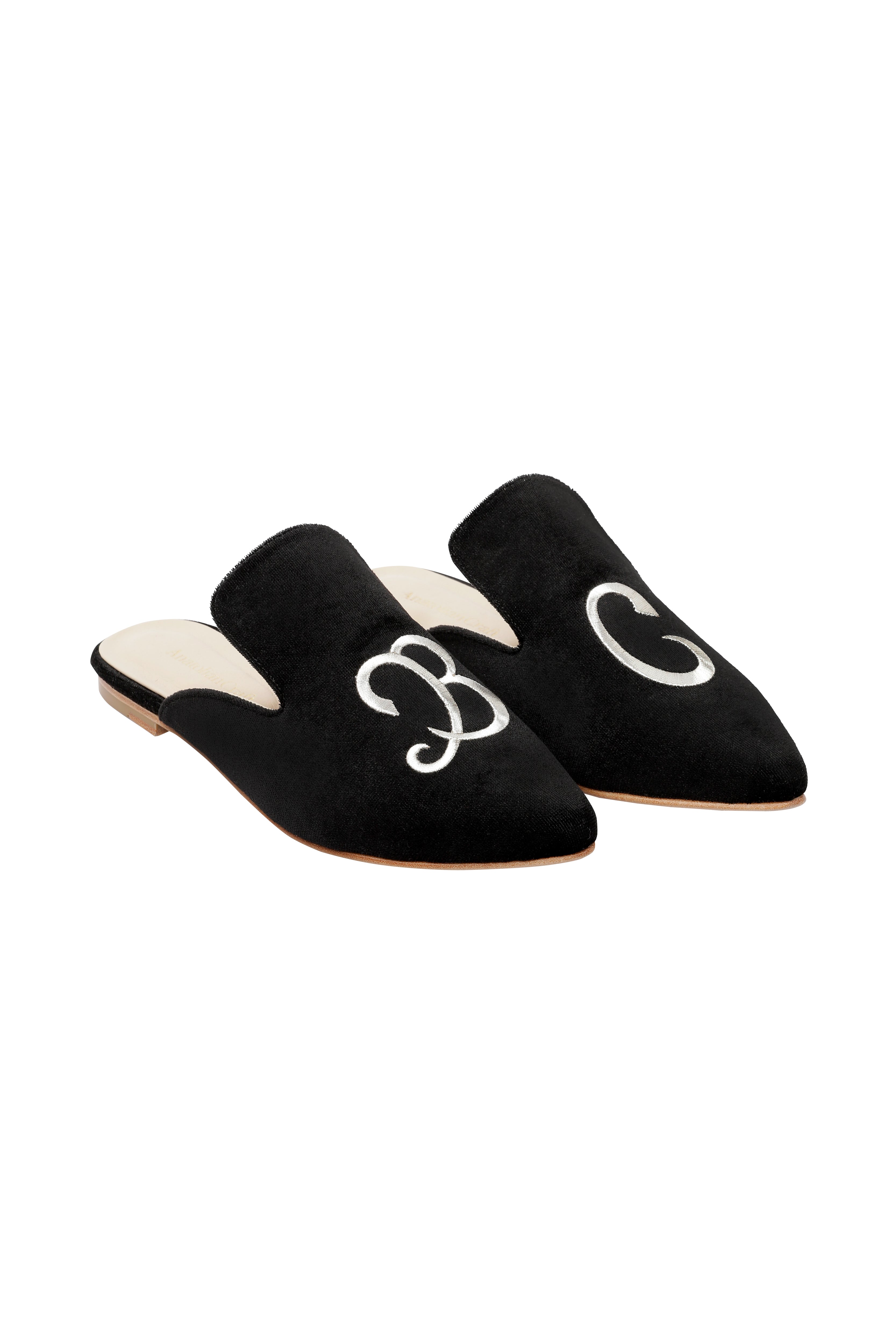 Bespoke Monogrammed Mules